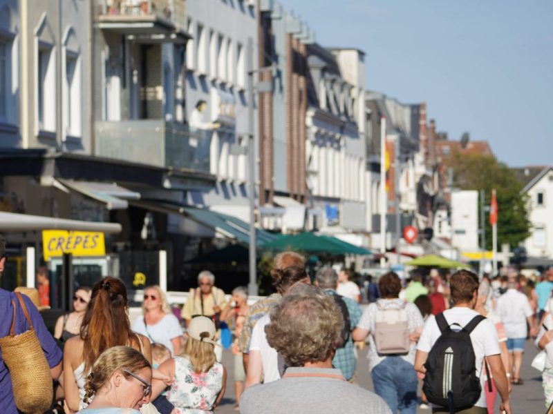 Urlauber auf Sylt
