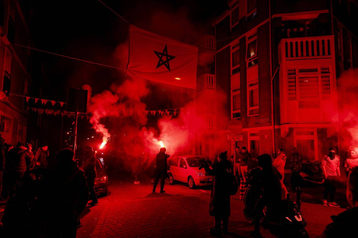 Frankreich - Marokko: Nach dem Spiel kam es zu Ausschreitungen.