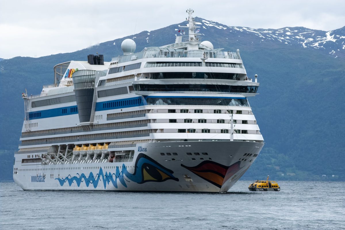 Gefahrensituation auf der Aida-Kreuzfahrt auf der Ostsee.