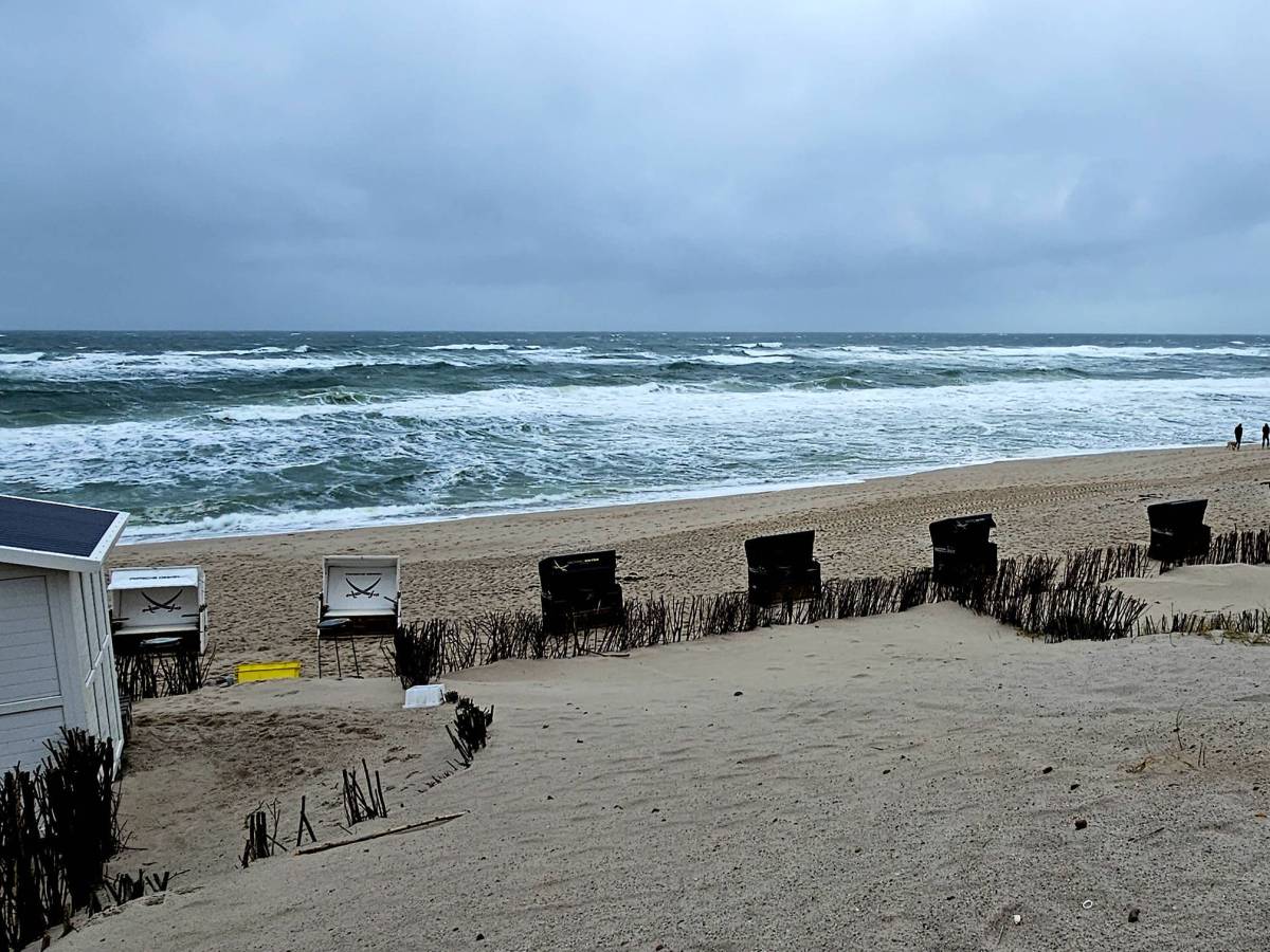 Ungewöhnliches Phänomen auf der Nordsee-Insel Sylt.