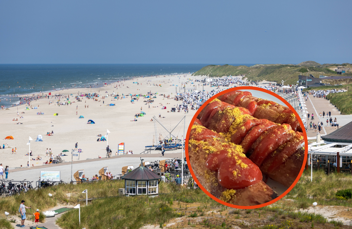 Preis-Hammer bei der Currywurst auf Norderney. Das schmeckt vielen Gästen gar nicht!