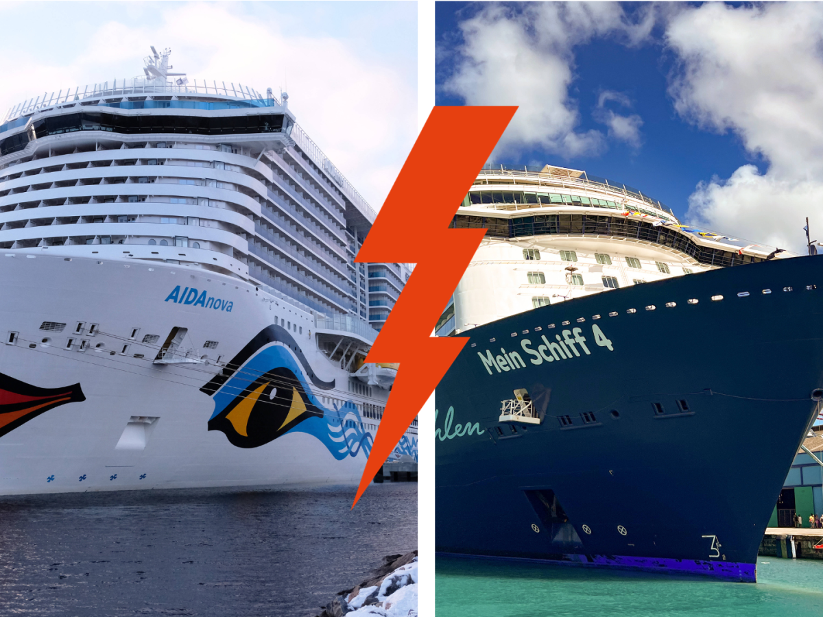 Streit zwischen Aida und "Mein Schiff"-Liebhabern!