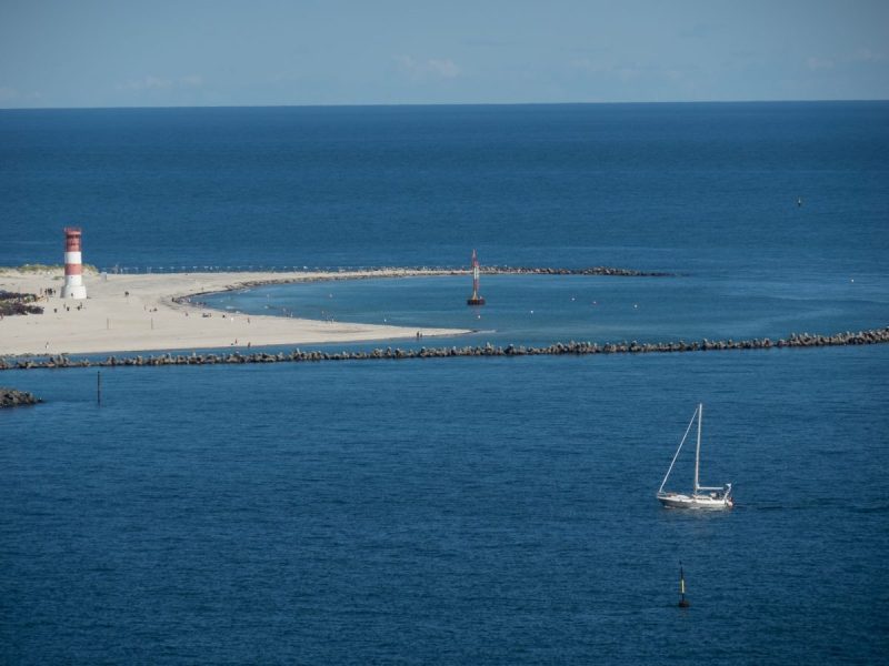 Sinkende Besucher zahlen an der Nordsee