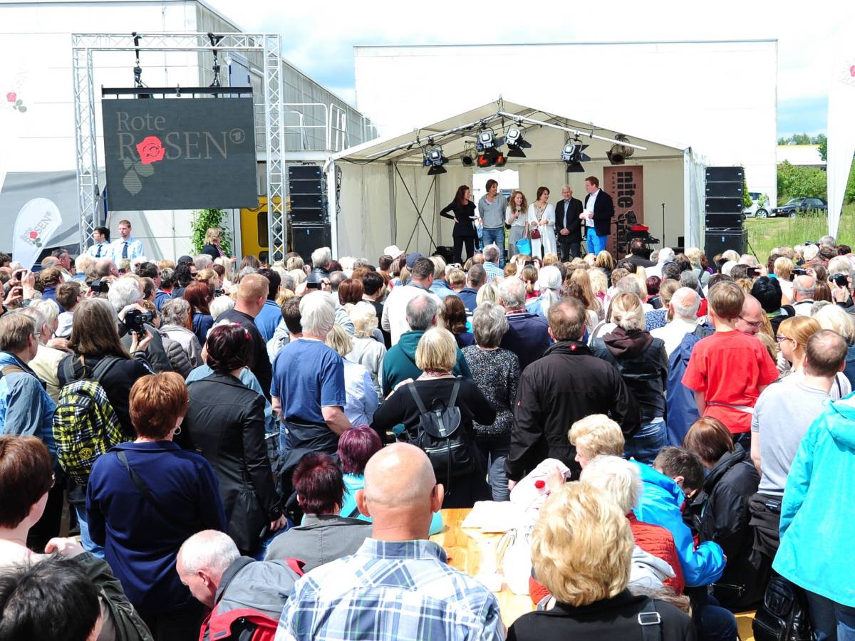 Rote Rosen Stars bei Stadtfest in Lüneburg 2015