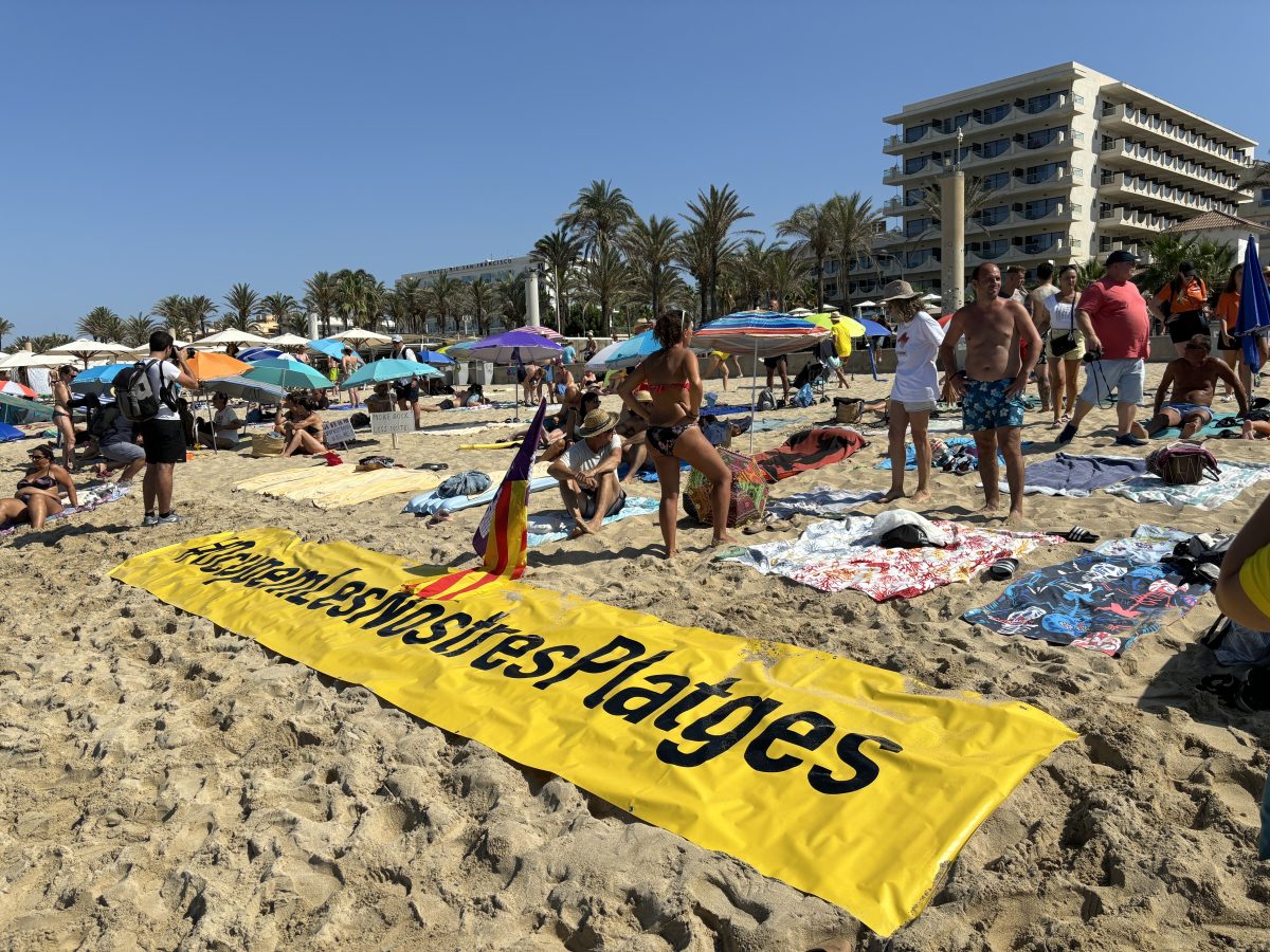 Protest gegen Tourismus auf Mallorca