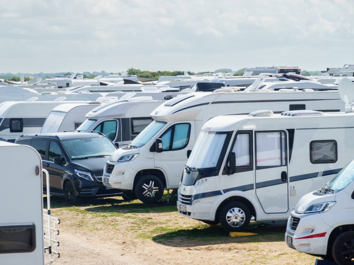 Ein Campingplatz in Europa.