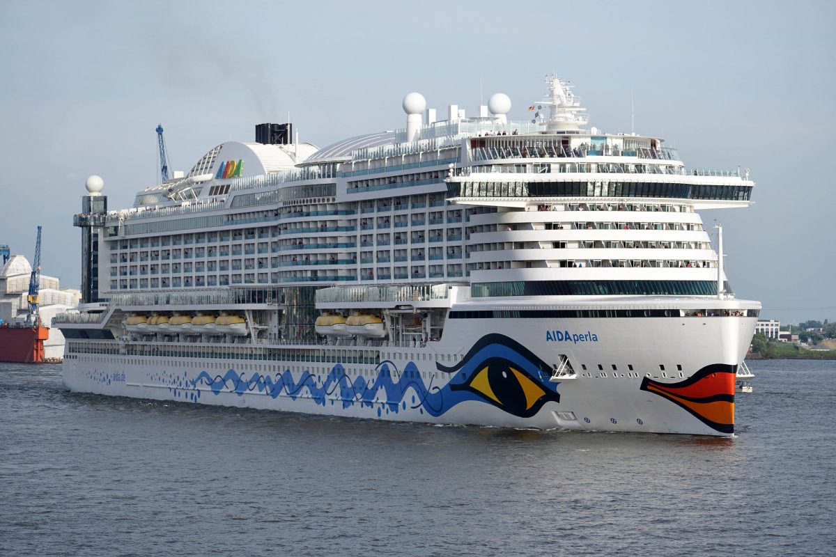 Ein Schiff der Aida.