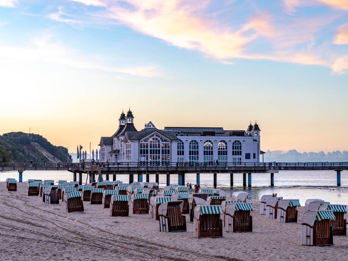 Der Strand auf Rügen.