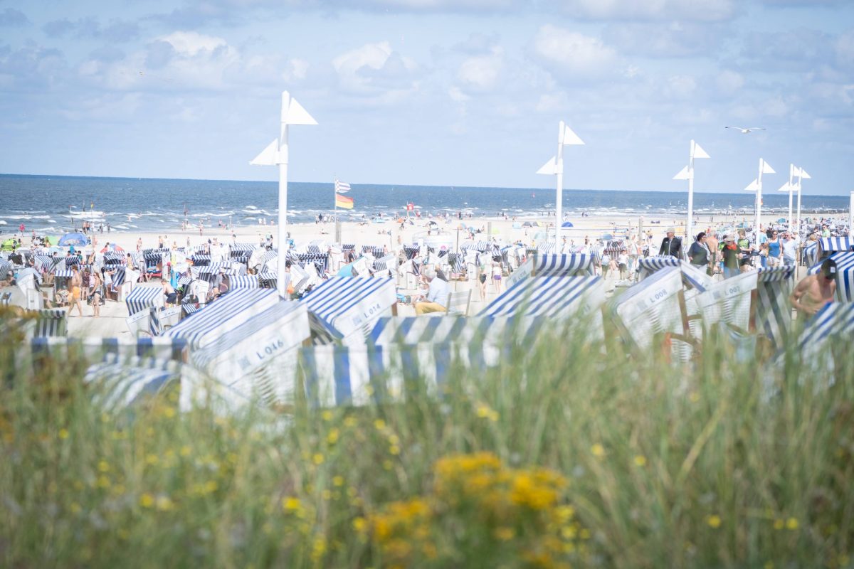 Der Strand auf der Insel Norderney.