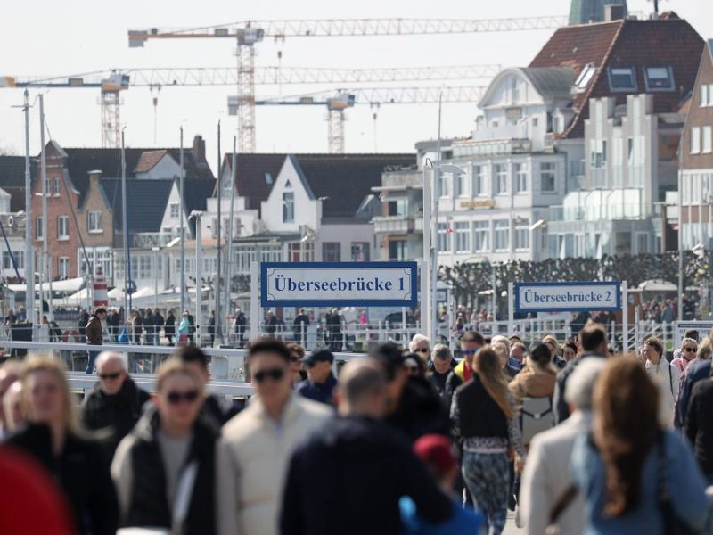 Die Promenade von Travemünde.