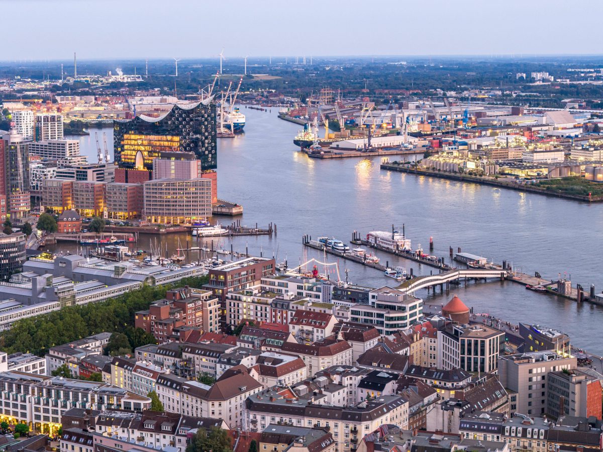 Die Stadt Hamburg.