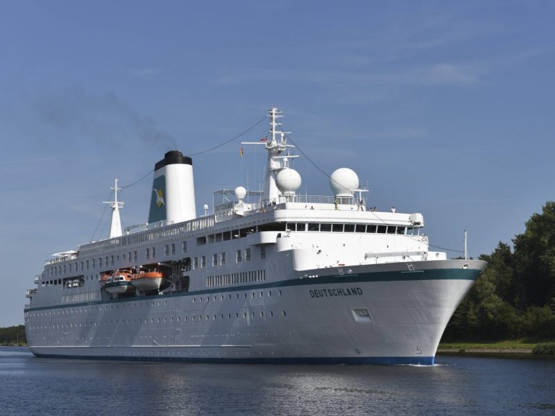 Die "MS Deutschland".