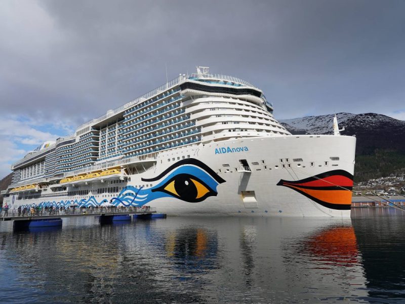 Das Schiff AIDAnova.
