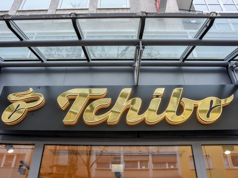 Eine Filiale von Tchibo.