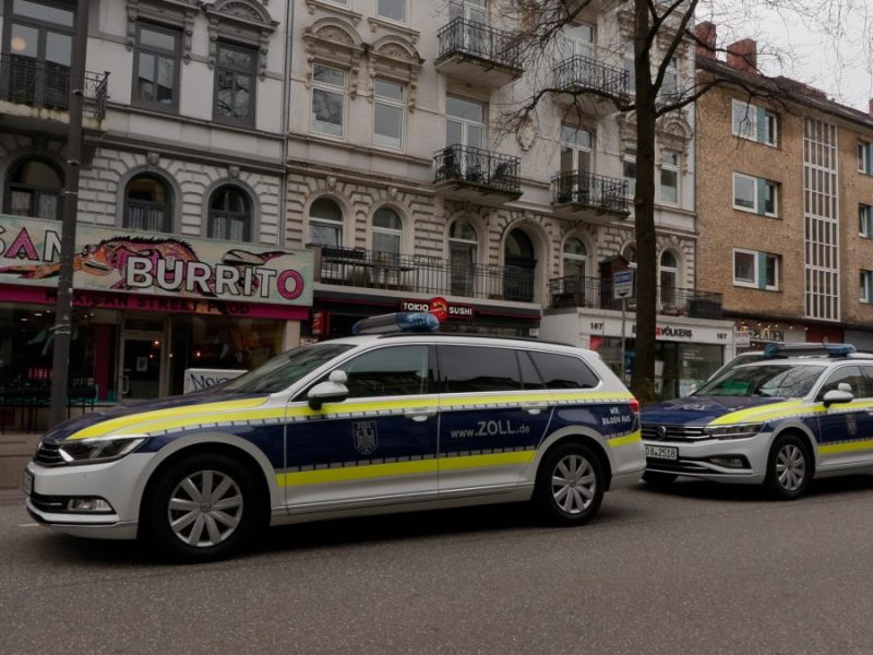Razzia in einem Sushi-Restaurant in Hamburg.