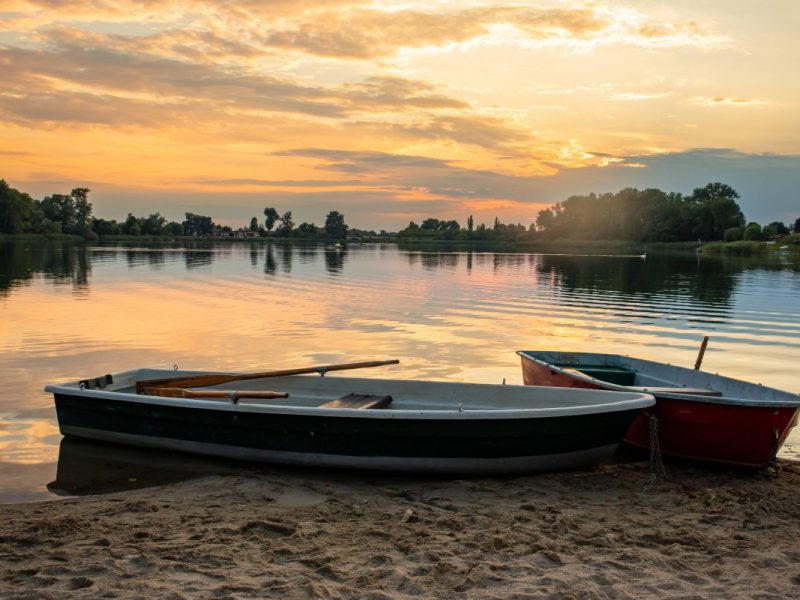 Der Camping-Platz am Schachtsee.