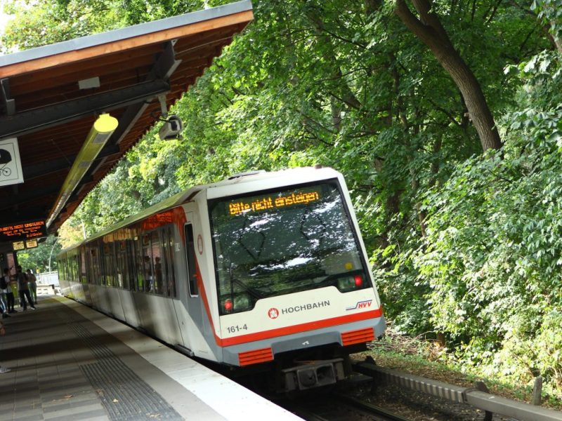 Die U-Bahn-Linie U3.