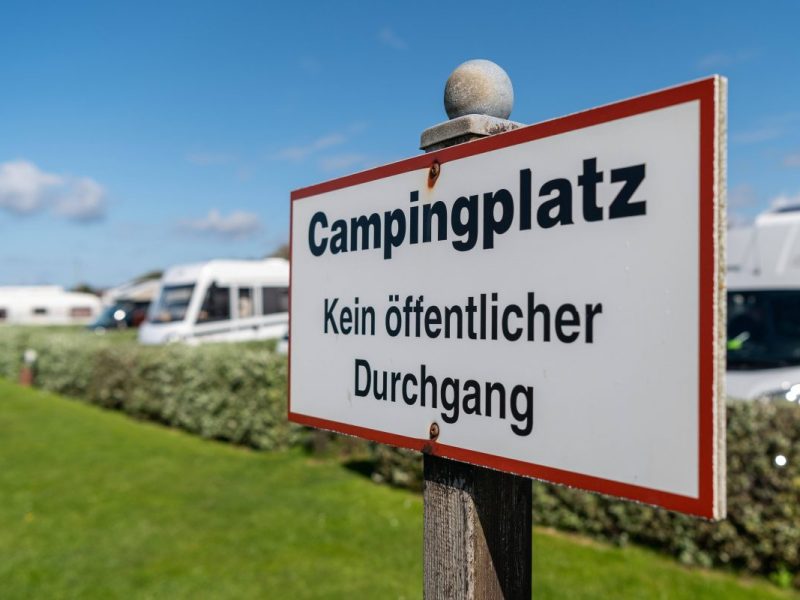 Ein Campingplatz auf Rügen (Symbolbild)