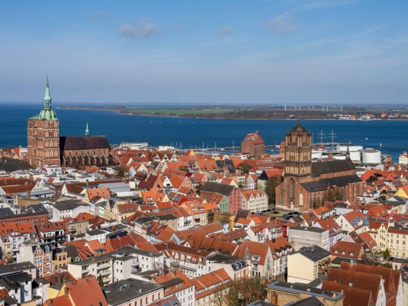 Stralsund an der Ostsee.