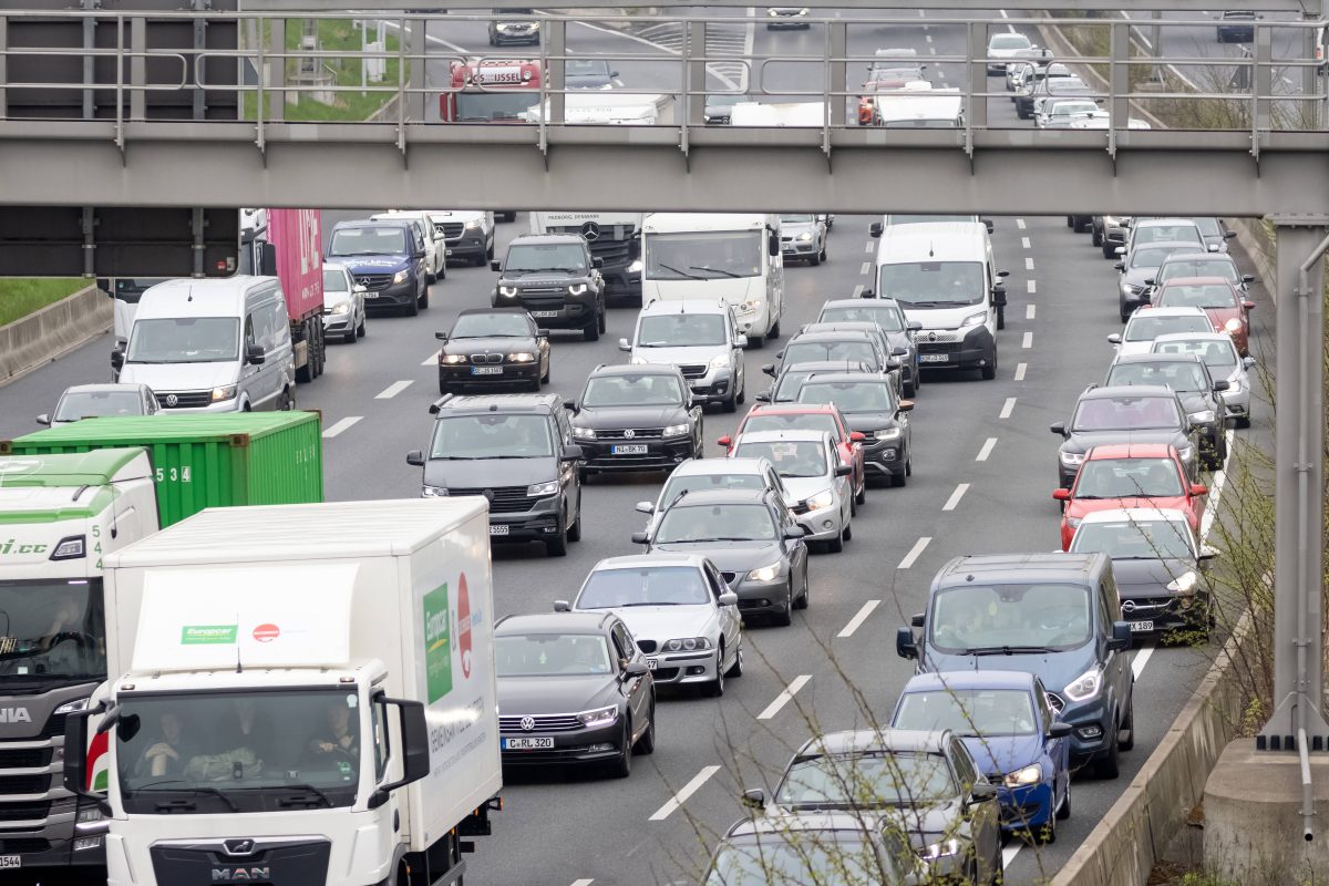Stau-Gefahr in Hamburg.